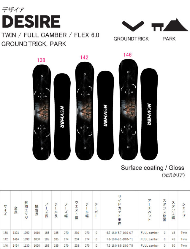 NOVMBR DESIRE スノーボード 142 レディース november0014.jpg