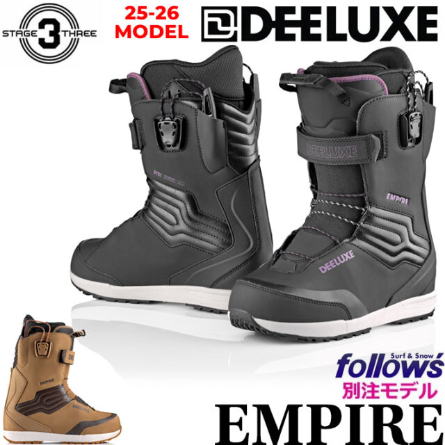フォローズ別注！25-26 DEELUXE ブーツ EMPIRE ディーラックス
