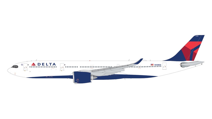 Gemini Jets 1/200 (ダイキャスト製) A330-900 デルタ航空 N408DX
