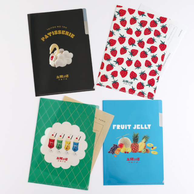 太陽ノ塔洋菓子店 A5ポケットクリアファイル （フルーツゼリー） TY
