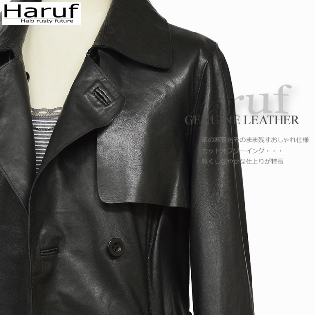 レザーコート トレンチコート ロングコート レディース 本革 イタリア