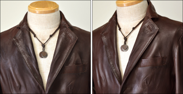 レザーテーラードジャケット 2つボタン レザージャケット メンズ 本革