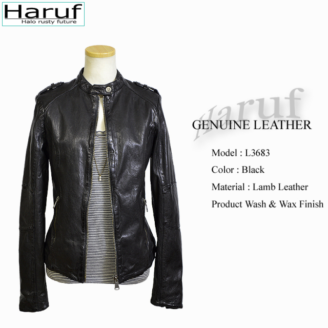レザージャケット ライダースジャケット 革ジャン レディース 本革