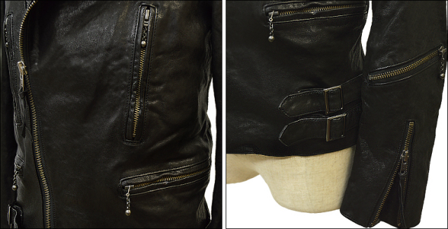 ビンテージ 本革 レザージャケット 革ジャン ライダースジャケット