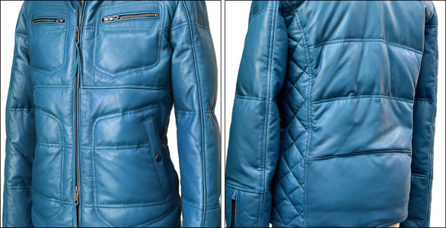 ダウンジャケット 本革 レザージャケット メンズ 革ジャン ライダース