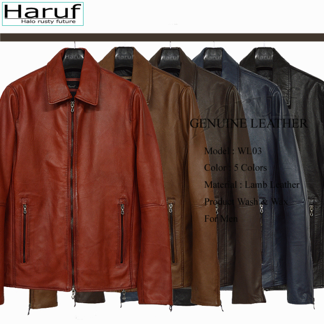 本革 レザージャケット ライダースジャケット 革ジャン メンズ