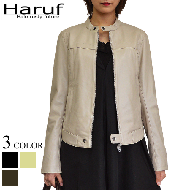 レザージャケット レディース 本革 シングルライダース 革ジャン