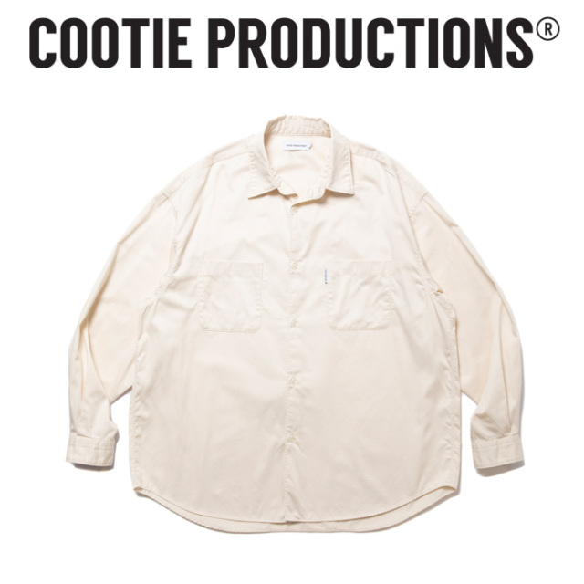 COOTIE(クーティー) Cotton Satin L/S Shirt
