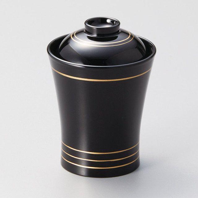小吸物椀 ブラック 漆器の井助