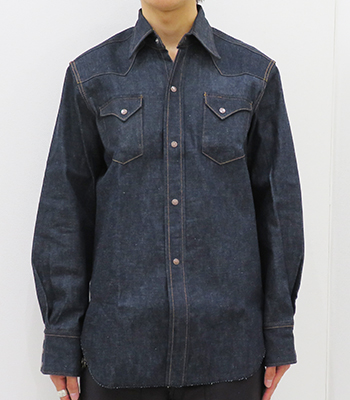 WAREHOUSE ウエアハウス 長袖|ショートホーンタイプ|デニム|ヒッコリー