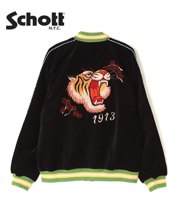 Schott ショット 別珍|スーベニアジャケット『SOUVENIR JACKET 顔虎
