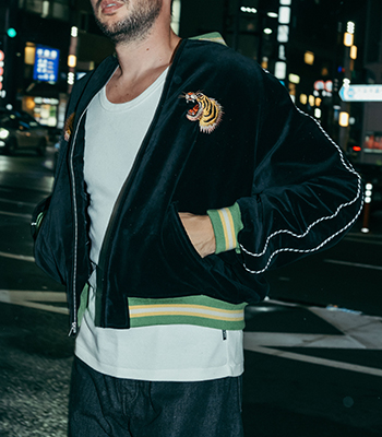Schott ショット 別珍|スーベニアジャケット『SOUVENIR JACKET 顔虎