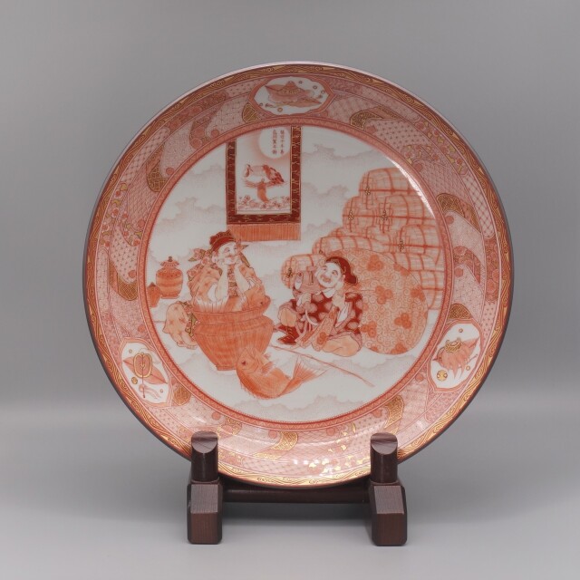 飾皿 陶額 九谷焼専門通販ショップ 九谷極彩 中田龍山堂