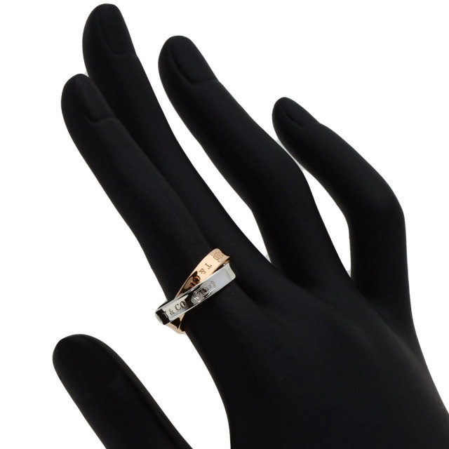 TIFFANY&Co. ティファニー 1837 インターロッキング リング・指輪 K18