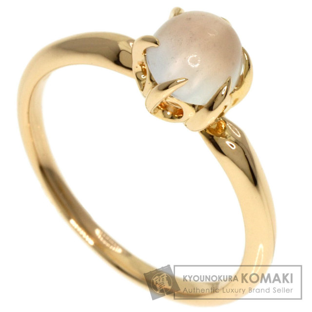 4℃ ヨンドシー ムーンストーン リング・指輪 K18イエローゴールド