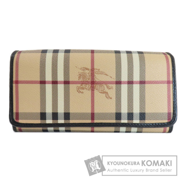 BURBERRY バーバリー ノバチェック 長財布（小銭入れあり） PVC
