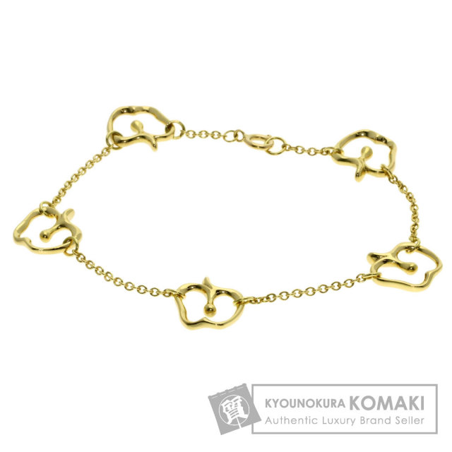 TIFFANY&Co. ティファニー アップル ブレスレット K18イエローゴールド