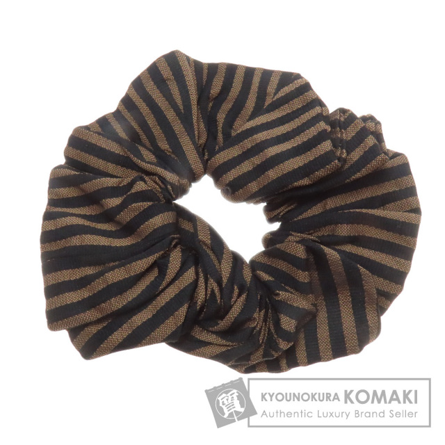 FENDI フェンディ シュシュ ペカン ヘアアクセサリー キャンバス