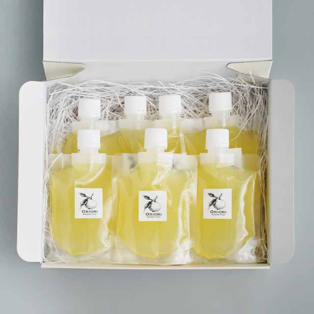 ゆずゼリー120g 7個入り（ORIORI）／ 川根柚子協同組合