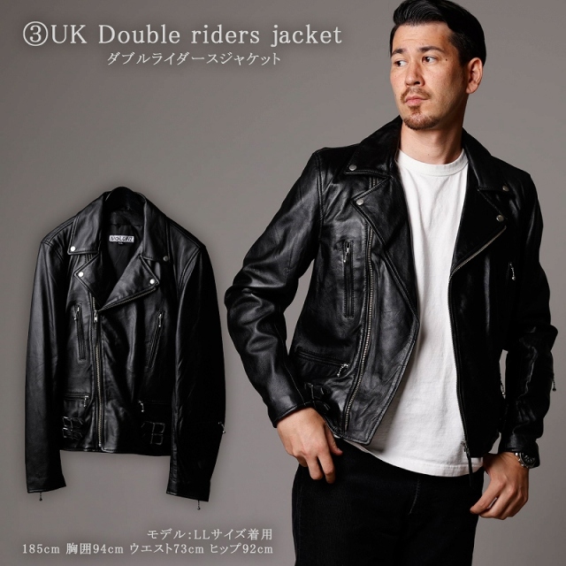Mo-laws ライダースジャケット 本革 メンズ レザージャケット 本革