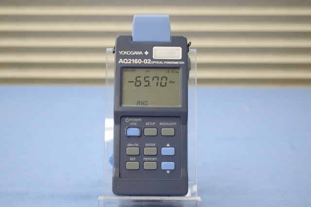 光測定器 光パワーメーター OLTS AQ1100 横河(校正証明あり) マルチ