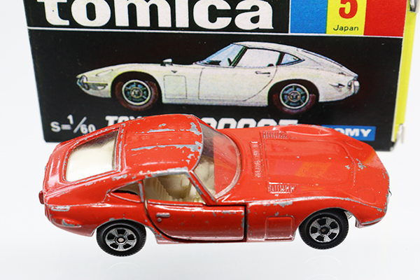 ミニカーショップ ケンボックス トミカ 黒箱☆5☆トヨタ2000GT(赤)(1A