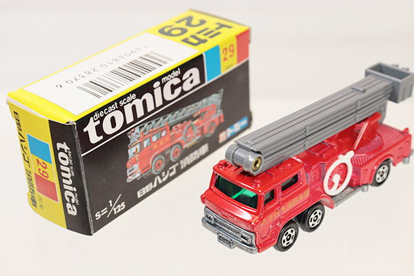 ミニカーショップ ケンボックス トミカ 黒箱☆29-2-11☆日野ハシゴ消防