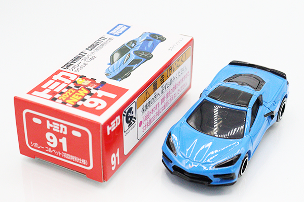 ミニカーショップ ケンボックス トミカ 赤箱☆91☆シボレーコルベット