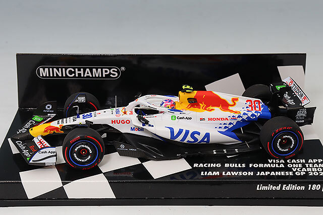 ミニチャンプス 1/43 ビサ キャッシュ RB F1チーム VCARB 02 リアム