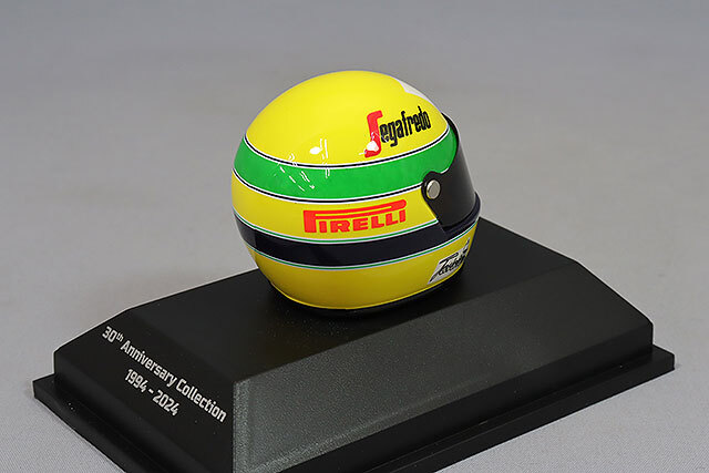 ミニチャンプス 1/8 ヘルメット A.セナ ブラジルGP 1984 F1初出場