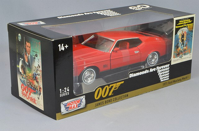モーターマックス 1/24 1971 フォード マスタング マッハ1 レッド