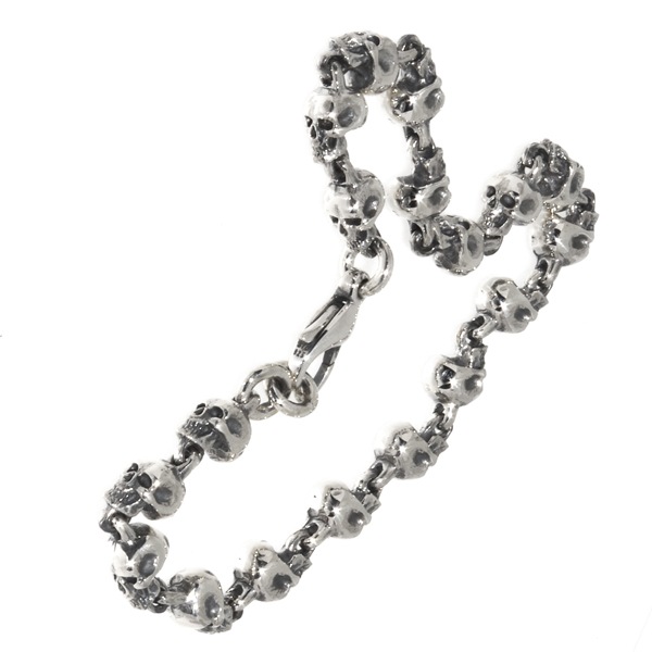 クレイジーピッグ CRAZY PIG DESIGNS ロザリースカルブレスレット