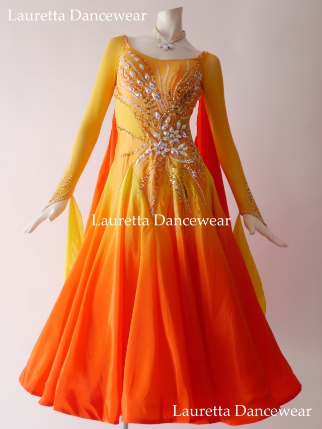 社交ダンスドレス・衣装】ST21093 スタンダード/モダン 高級仕様