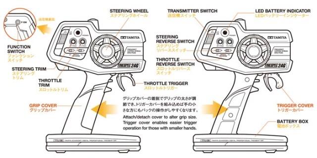 タミヤ プロポ RCシステム No.53 ファインスペック2.4G 電動RCドライブ