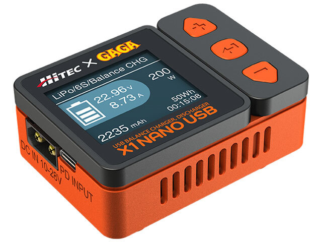ハイテック X1 ナノ USB バランス充・放電器 ブラックバージョン