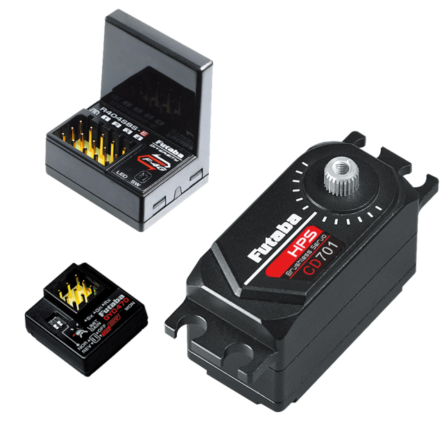 フタバ RSセット RS404SBS+HPS-CB701x2個 00107414 受信機・エンジン