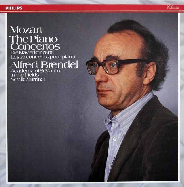 LP レコード ブレンデル、マリナーのモーツァルト/ピアノ協奏曲全集 蘭