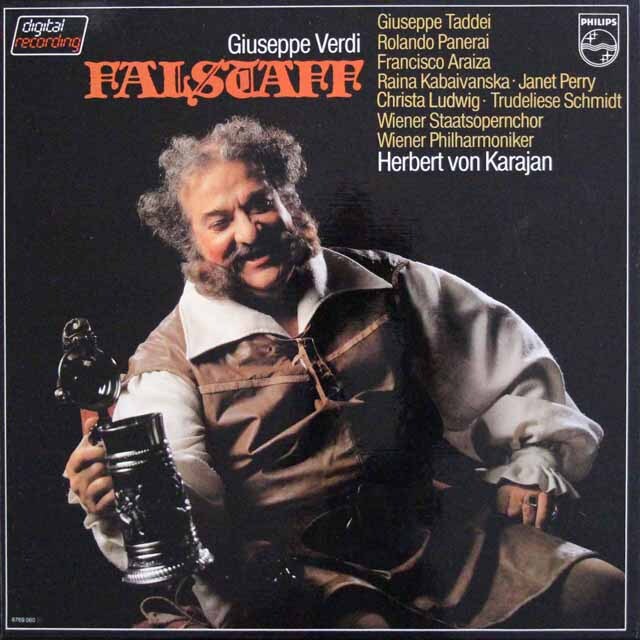 LP レコード カラヤンのヴェルディ/「ファルスタッフ」全曲 蘭PHILIPS 3634