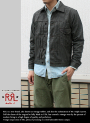 RRL ダブルアールエル ストライプワークシャツ