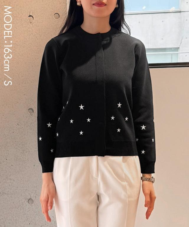 星刺繍ニットジャケット｜JENNE(ジェンヌ)公式通販：パリジェンヌの