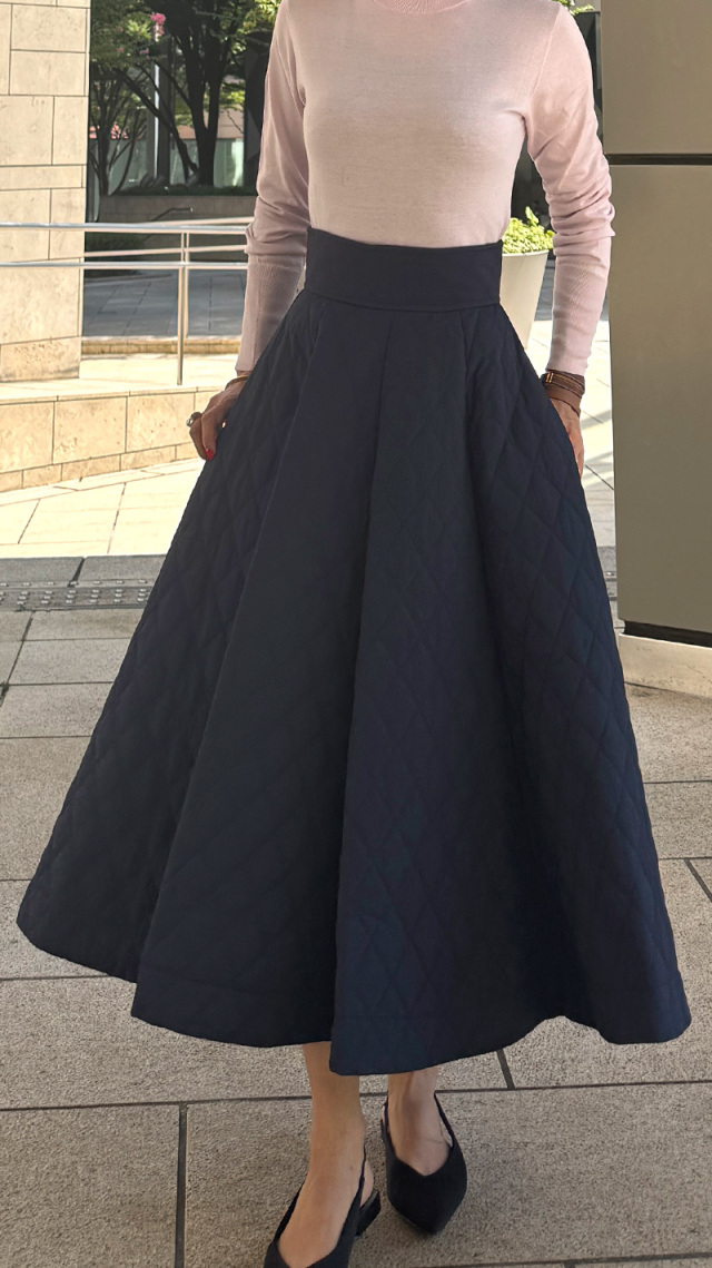 機能中綿キルティングスカート｜JENNE(ジェンヌ)公式通販：パリ