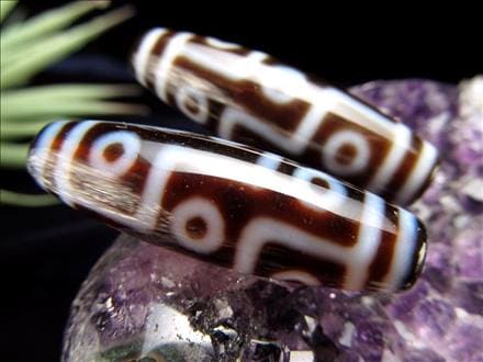 ◇A至純天珠◇九眼天珠(くがんてんじゅ)◇サイズ：約37mm◇