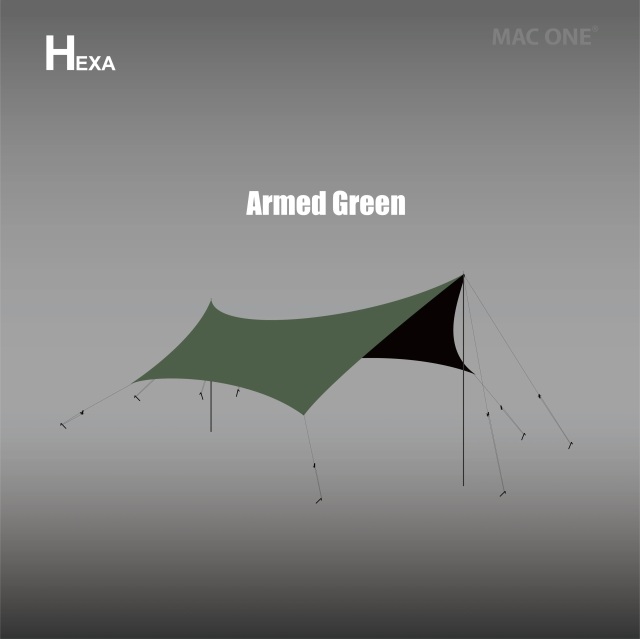 MacOne Hexa L｜ヘキサタープLサイズ｜Mac Outdoor