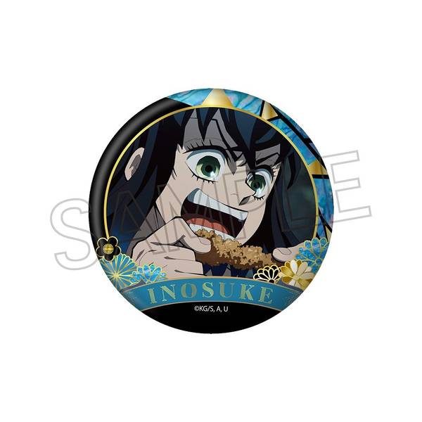 鬼滅の刃 螺鈿風シリーズ 缶バッジ Vol.4 嘴平伊之助 | 4571653541326