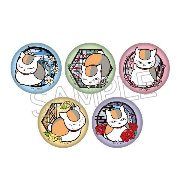 夏目友人帳 切り絵シリーズ vol.8 和紙風缶バッジ 10個入BOX