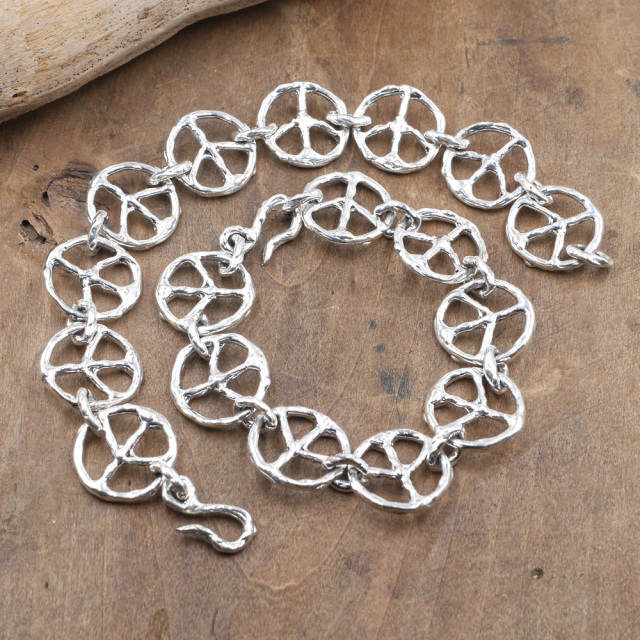 ピースマークブレスレット RYOKU