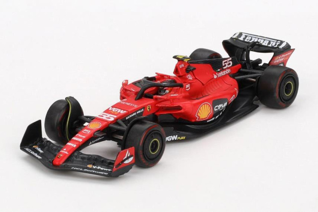 BBR FER64015 1/64 Ferrari SF-23 2023 #55 Bahrain GP C.Sainz