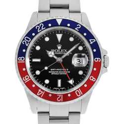16710 ブラック ROLEX（ロレックス）GMTマスターII 赤黒ベゼル 中古