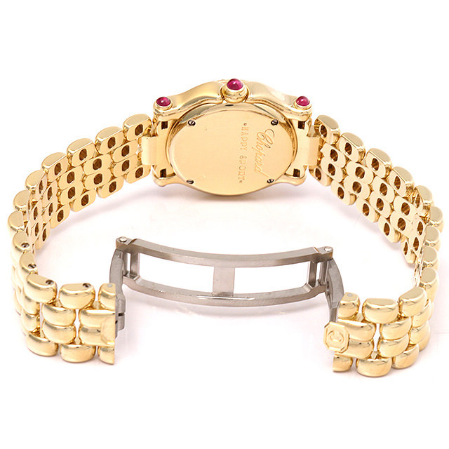 27/6151-21 Chopard（ショパール） ハッピースポーツ ベゼル2重ダイヤ