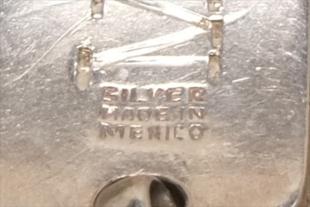 ID ブレスレット メキシカン ジュエリー ヴィンテージ シルバー 925 (B158)